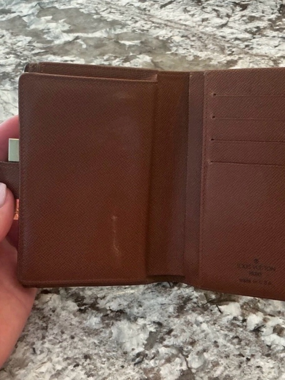Louis Vuitton Monogram Canvas Wallet in Brown and Gold - Picture 4 of 7